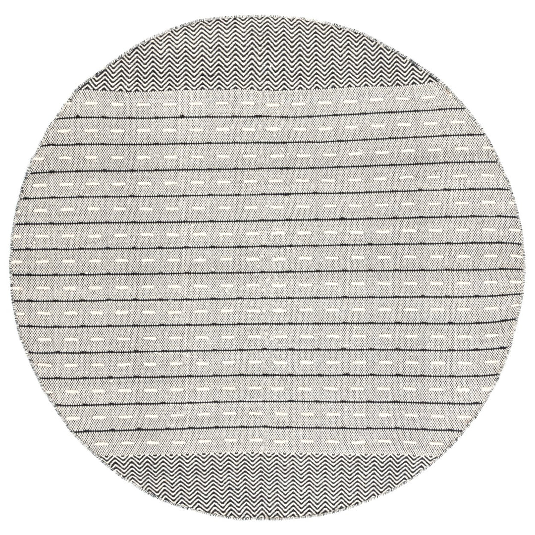 SAFAVIEH Vermont VRM504A Handwoven Ivory / Black Rug Image 1