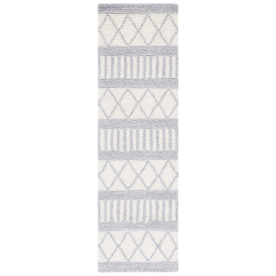 SAFAVIEH Vermont VRM551A Handmade Ivory / Grey Rug Image 1