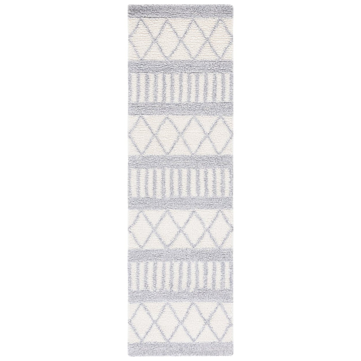 SAFAVIEH Vermont VRM551A Handmade Ivory / Grey Rug Image 1