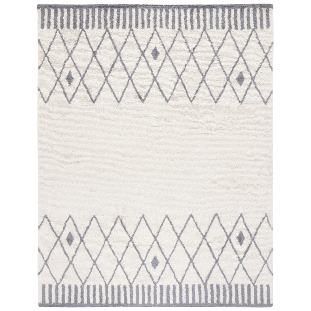 SAFAVIEH Vermont VRM553A Handmade Ivory / Grey Rug Image 1