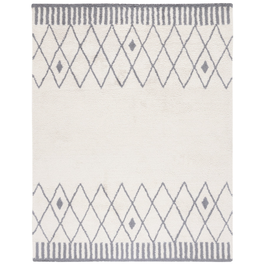 SAFAVIEH Vermont VRM553A Handmade Ivory / Grey Rug Image 1