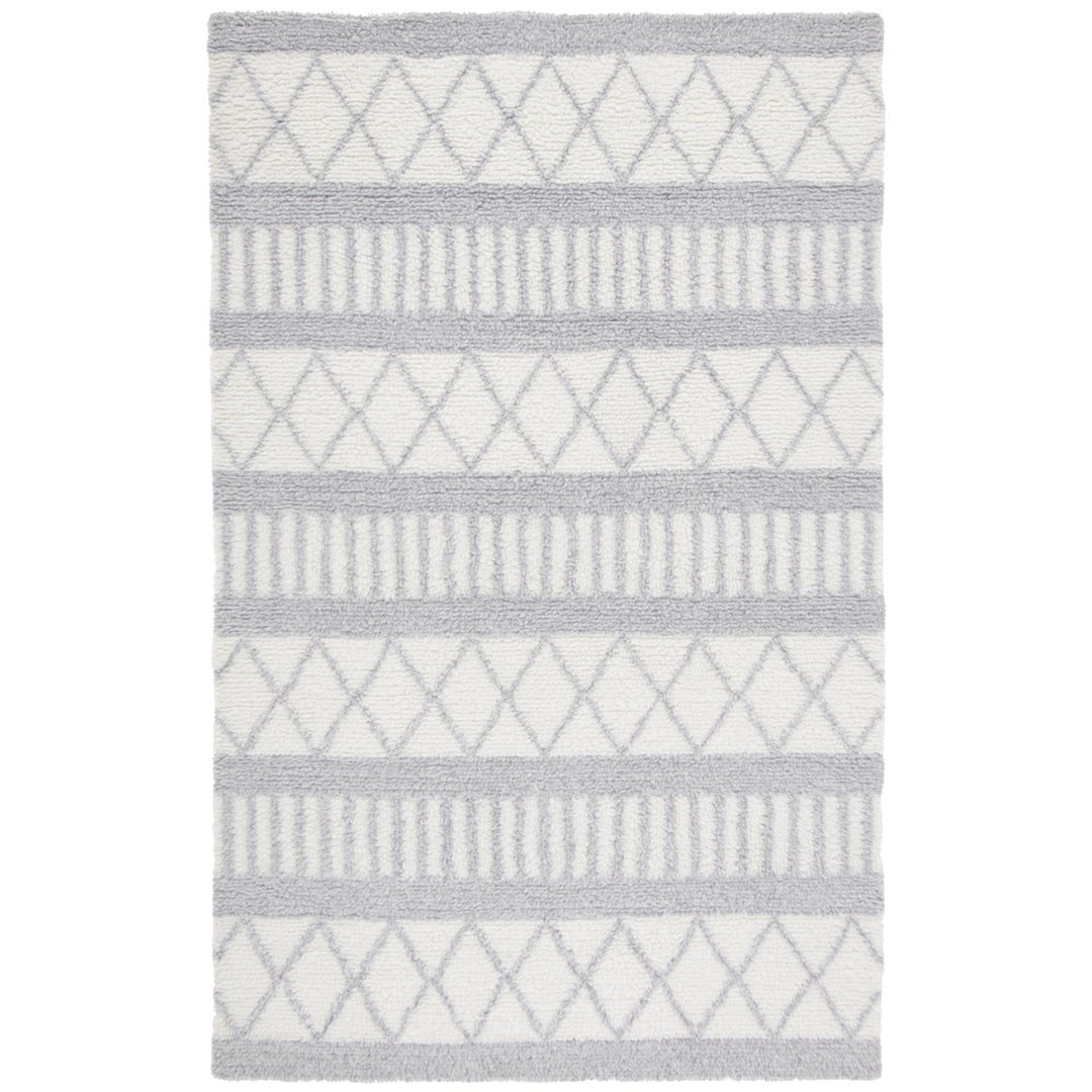 SAFAVIEH Vermont VRM551A Handmade Ivory / Grey Rug Image 1