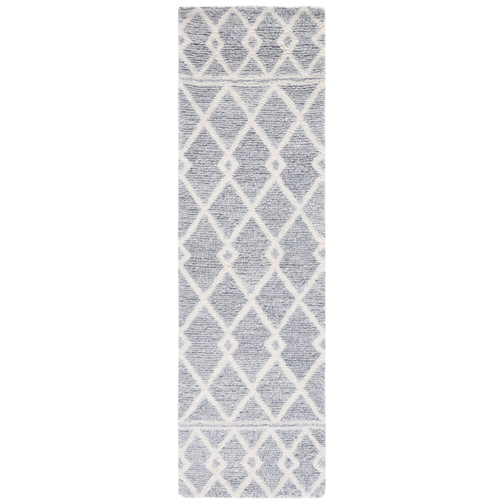 SAFAVIEH Vermont VRM554F Handmade Grey / Ivory Rug Image 1