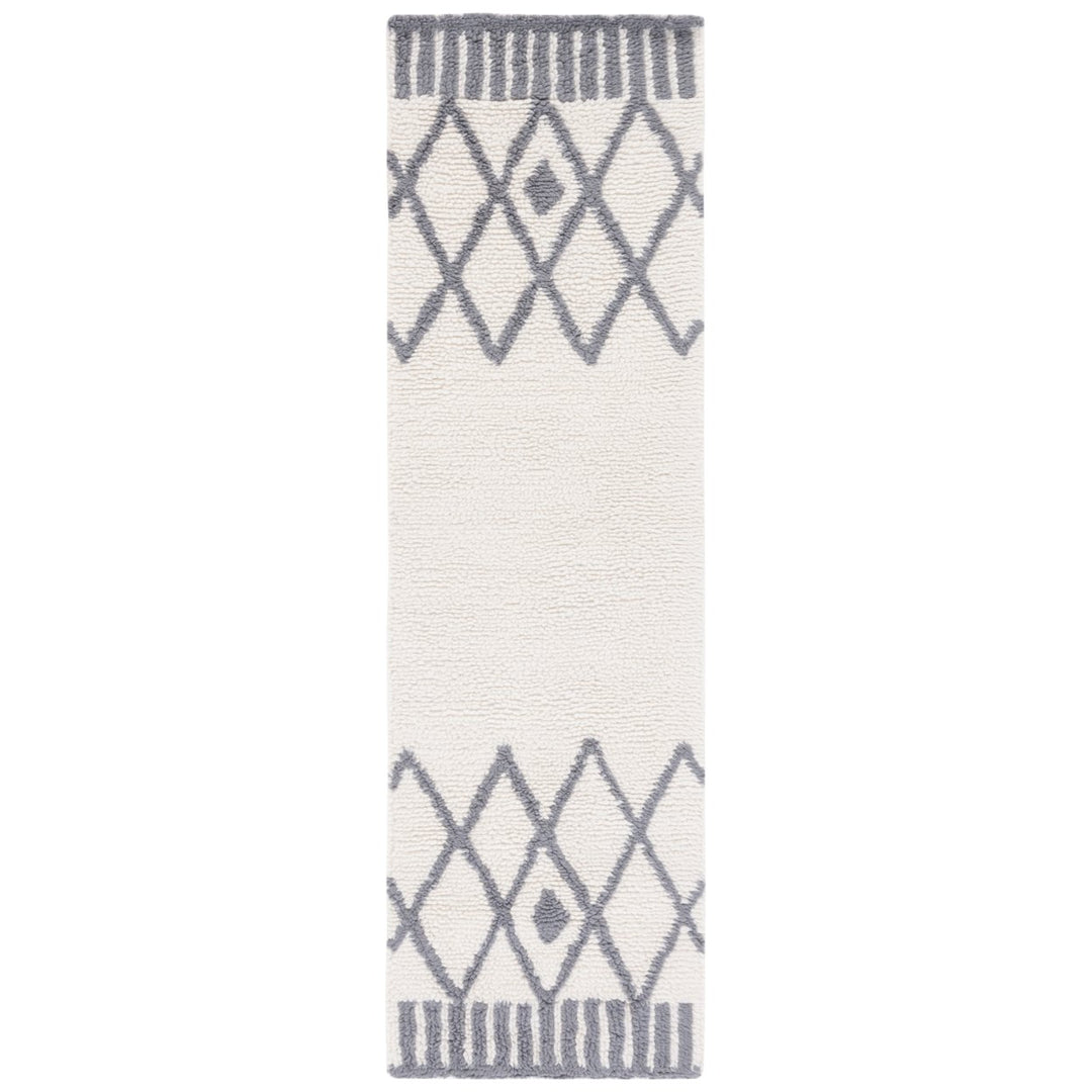 SAFAVIEH Vermont VRM553A Handmade Ivory / Grey Rug Image 1