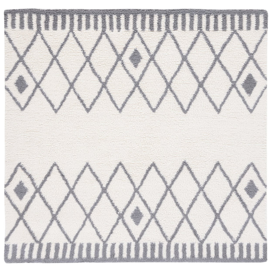 SAFAVIEH Vermont VRM553A Handmade Ivory / Grey Rug Image 1