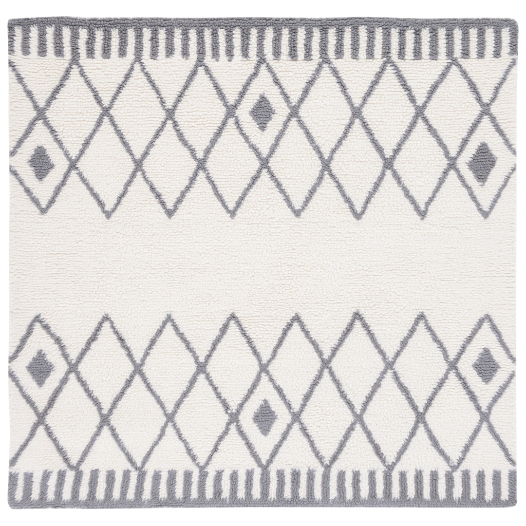 SAFAVIEH Vermont VRM553A Handmade Ivory / Grey Rug Image 8