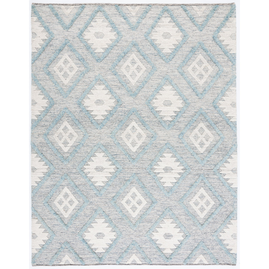 SAFAVIEH Vermont Collection VRM603M Blue / Ivory Rug Image 1