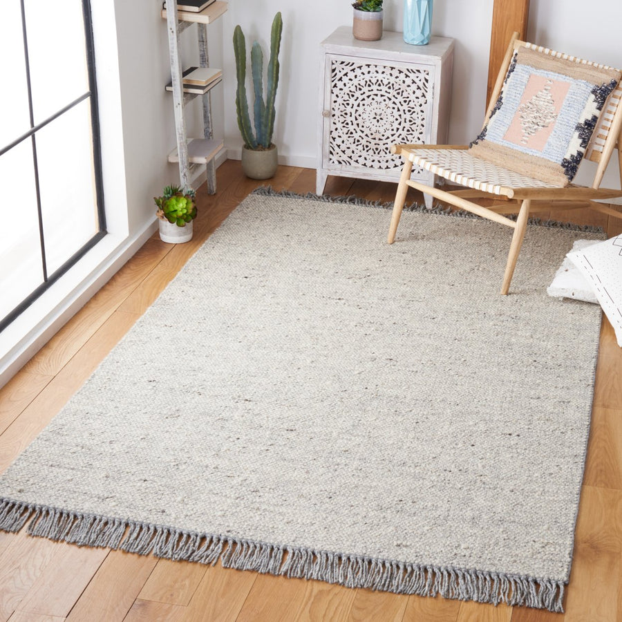 SAFAVIEH Vermont VRM701A Handmade Ivory / Grey Rug Image 1