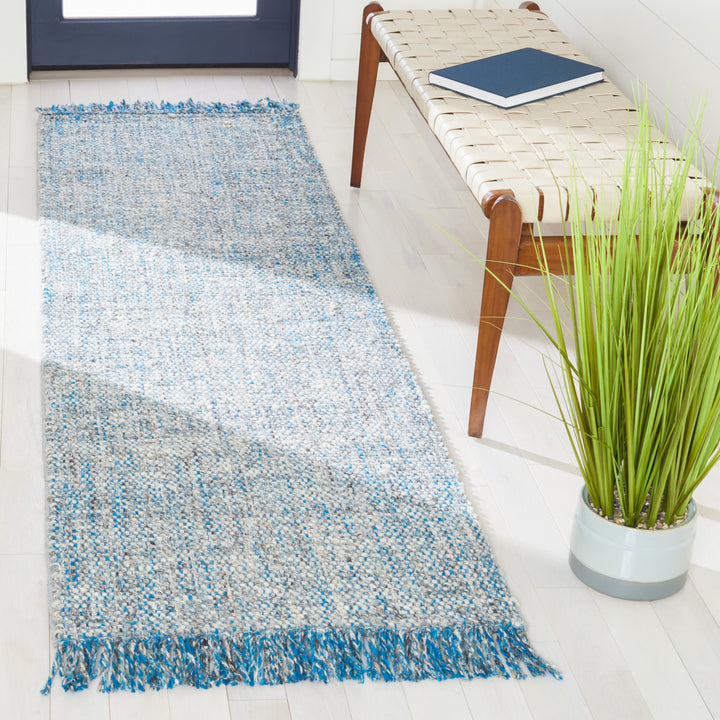 SAFAVIEH Vermont VRM701M Handmade Blue / Grey Rug Image 3