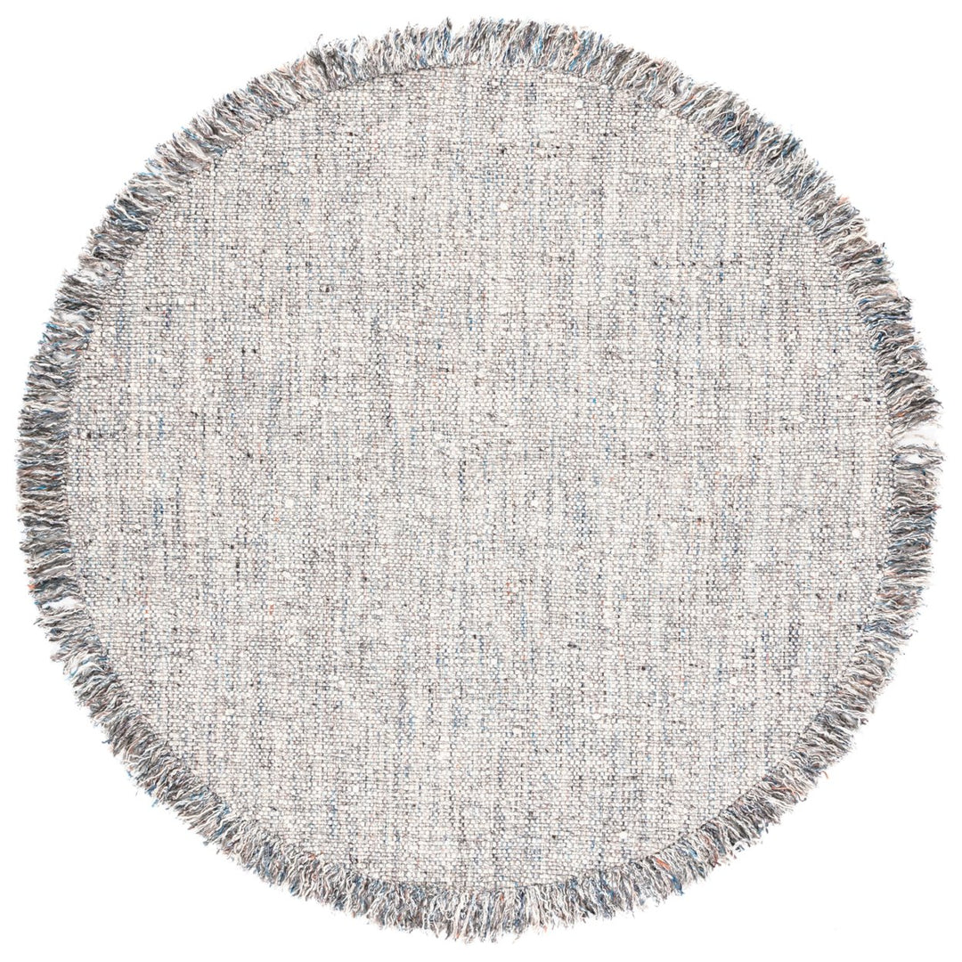 SAFAVIEH Vermont VRM701G Handmade Light Grey / Ivory Rug Image 4