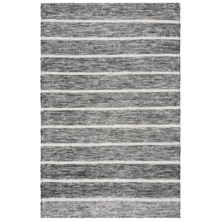 SAFAVIEH Vermont VRM802Z Handmade Black / Ivory Rug Image 1