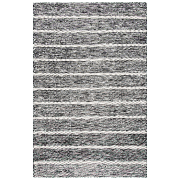 SAFAVIEH Vermont VRM802Z Handmade Black / Ivory Rug Image 1