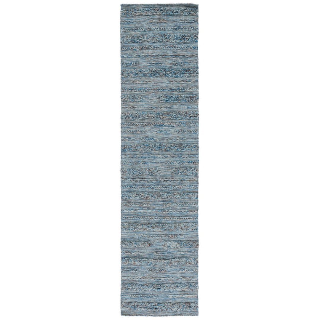 SAFAVIEH Vermont VRM901L Handwoven Grey / Blue Rug Image 1