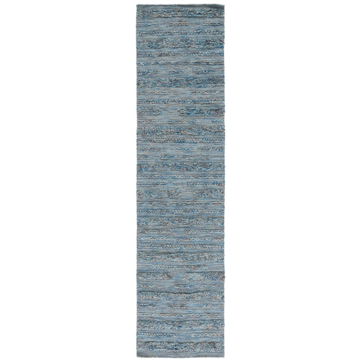 SAFAVIEH Vermont VRM901L Handwoven Grey / Blue Rug Image 1