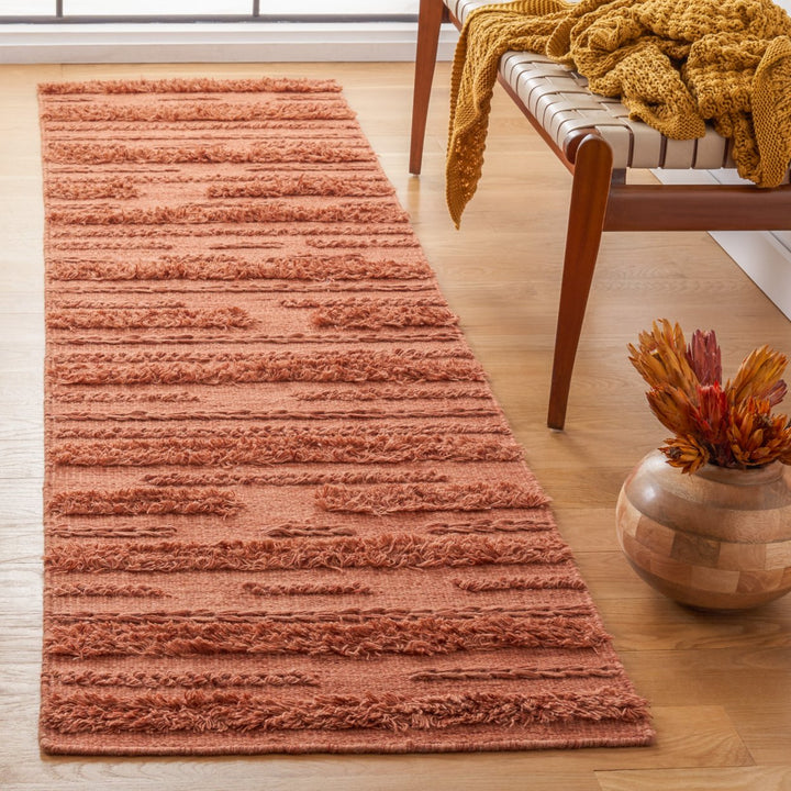 SAFAVIEH Vermont VRM901P Handwoven Rust / Orange Rug Image 3