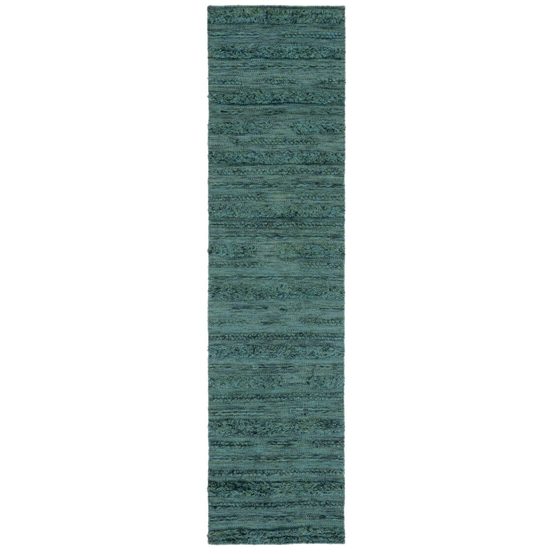 SAFAVIEH Vermont VRM901Y Handwoven Dark Green /Black Rug Image 1