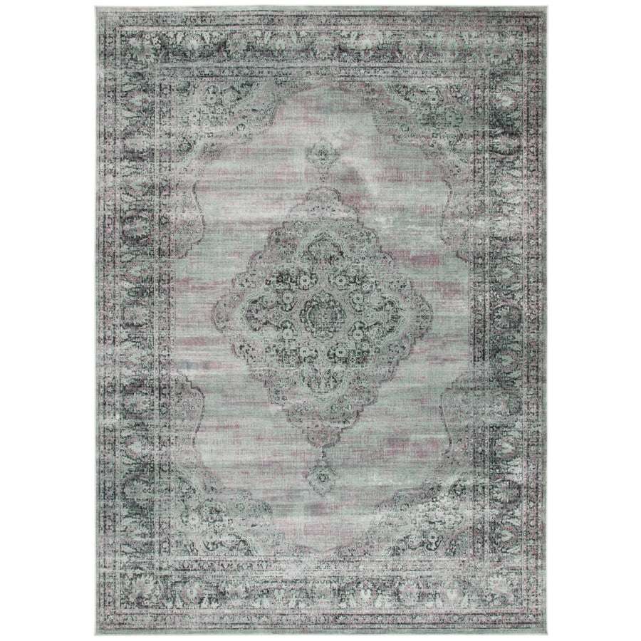 SAFAVIEH Vintage VTG112-110 Light Blue Rug Image 1