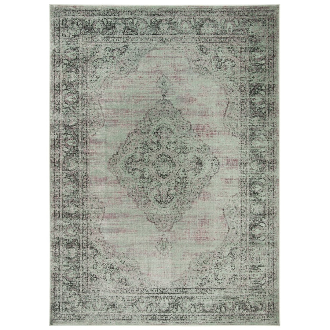 SAFAVIEH Vintage VTG112-110 Light Blue Rug Image 1