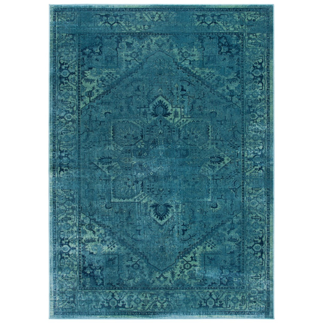 SAFAVIEH Vintage VTG114-2220 Turquoise Rug Image 1