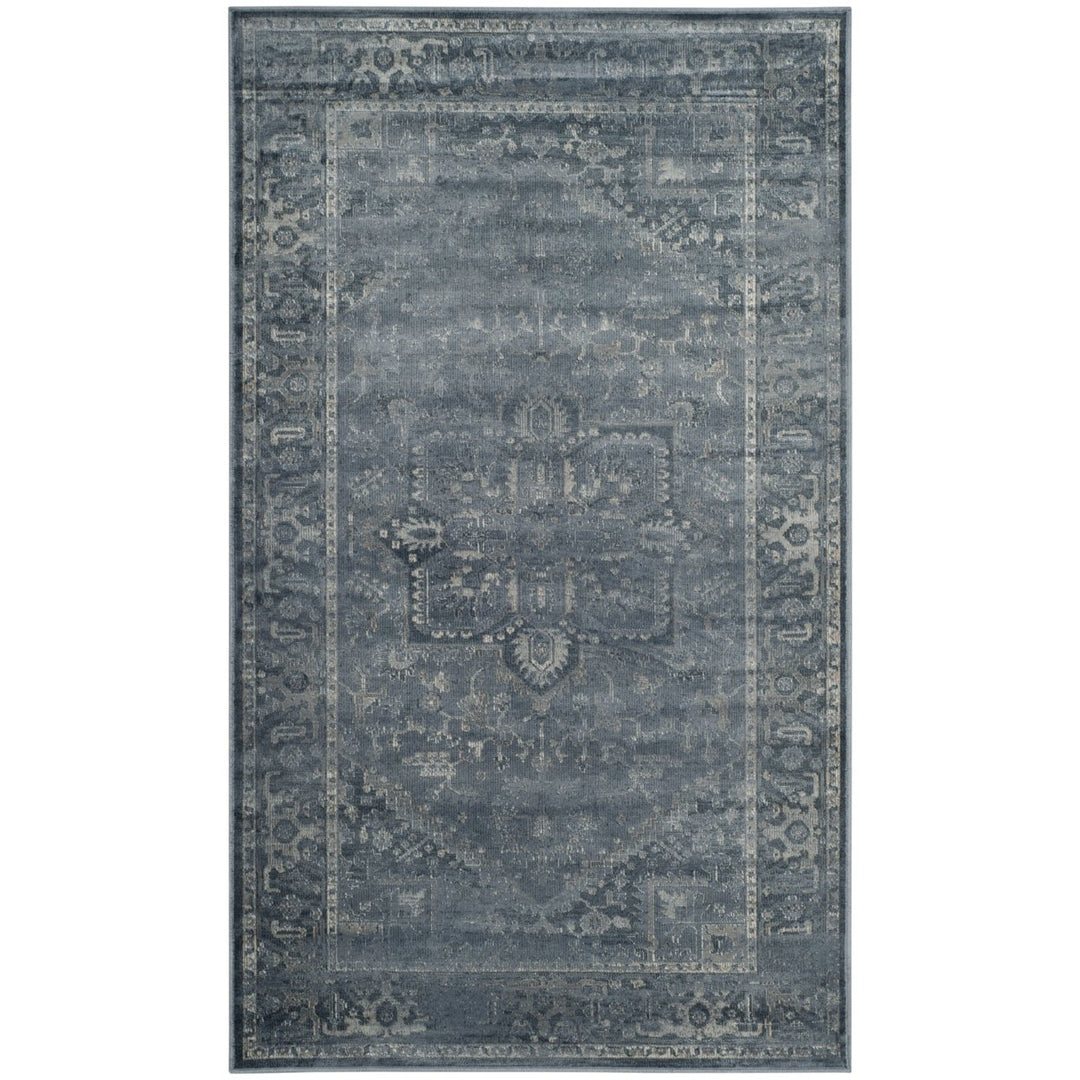 SAFAVIEH Vintage Collection VTG114-7220 Blue Rug Image 1