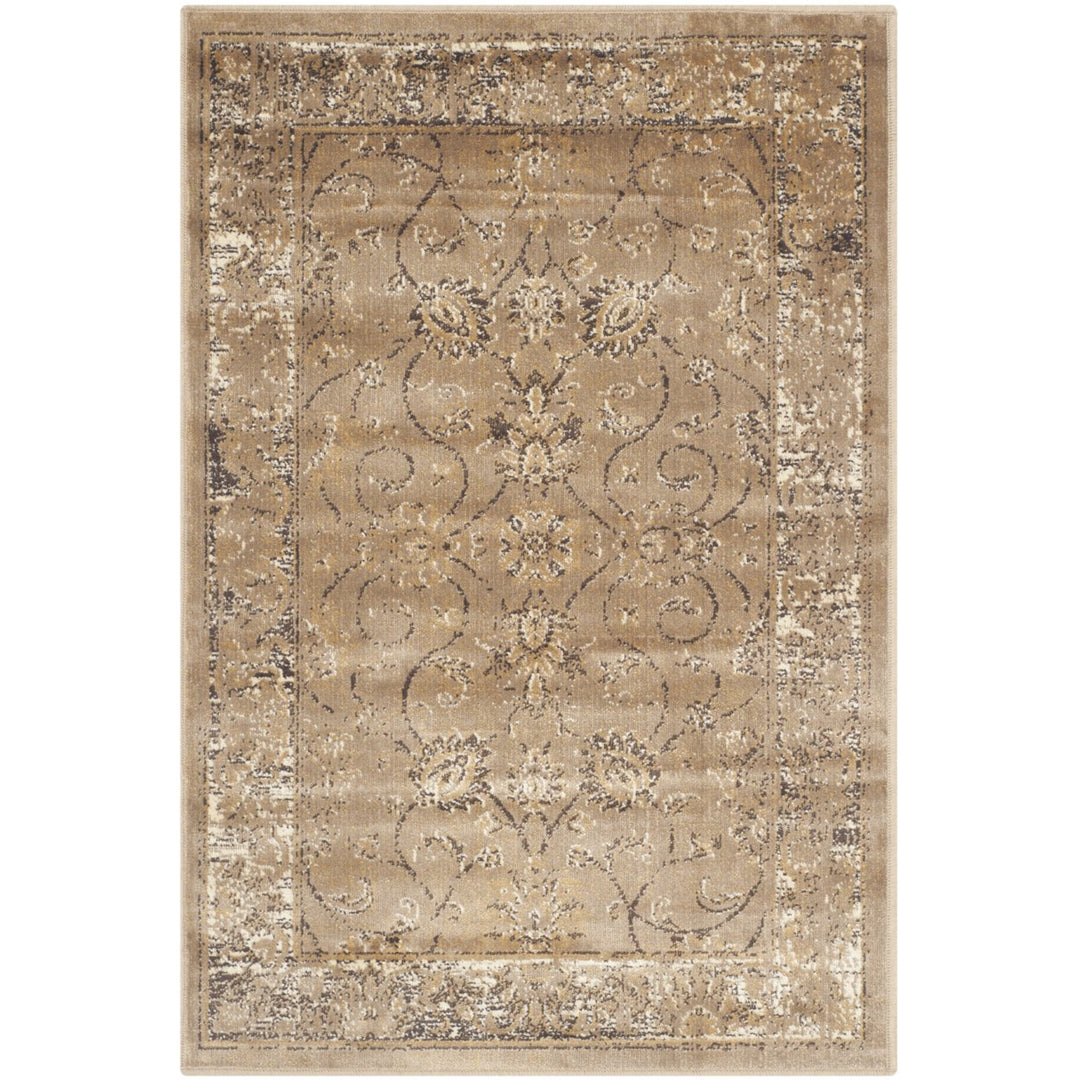 SAFAVIEH Vintage Collection VTG117-1662 Taupe Rug Image 1