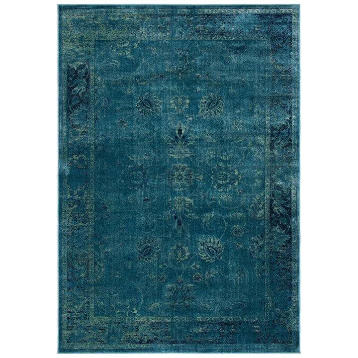 SAFAVIEH Vintage VTG117-2220 Turquoise / Multi Rug Image 1