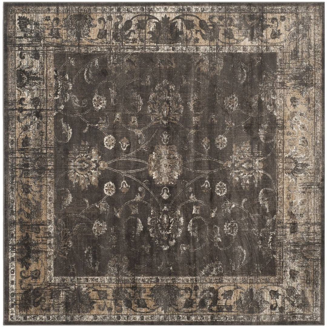 SAFAVIEH Vintage VTG117-330 Soft Anthracite Rug Image 1