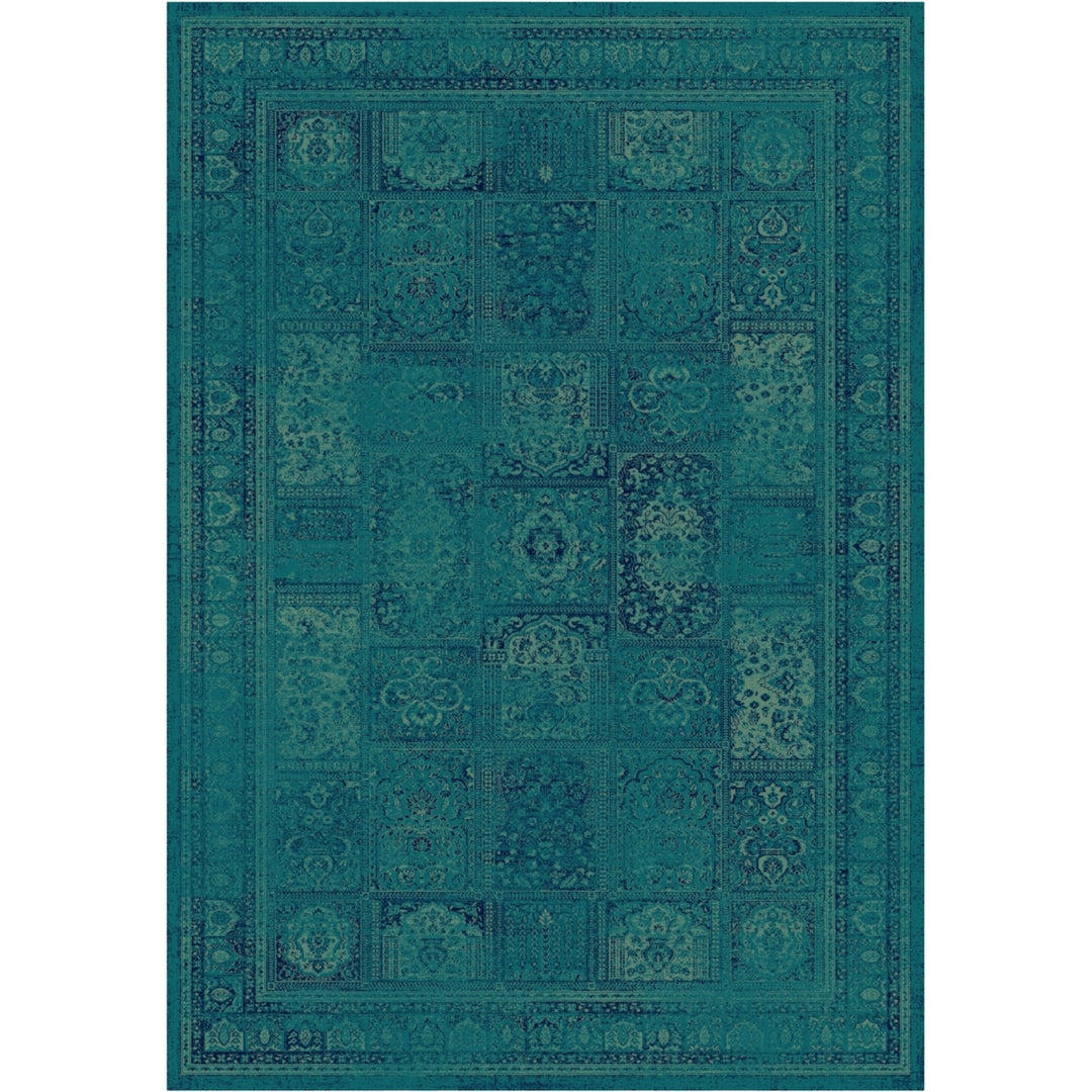 SAFAVIEH Vintage VTG127-2220 Turquoise / Multi Rug Image 9