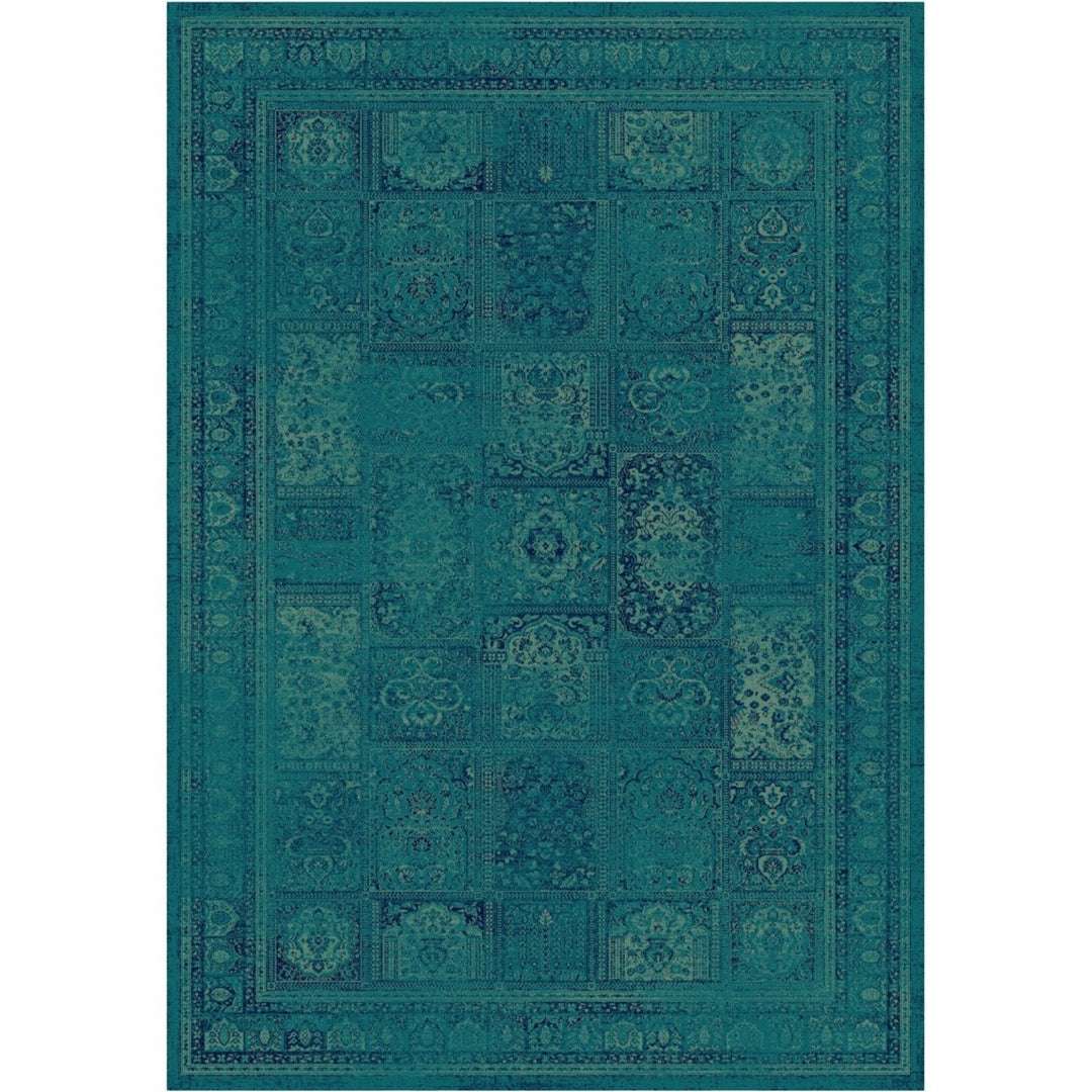 SAFAVIEH Vintage VTG127-2220 Turquoise / Multi Rug Image 1