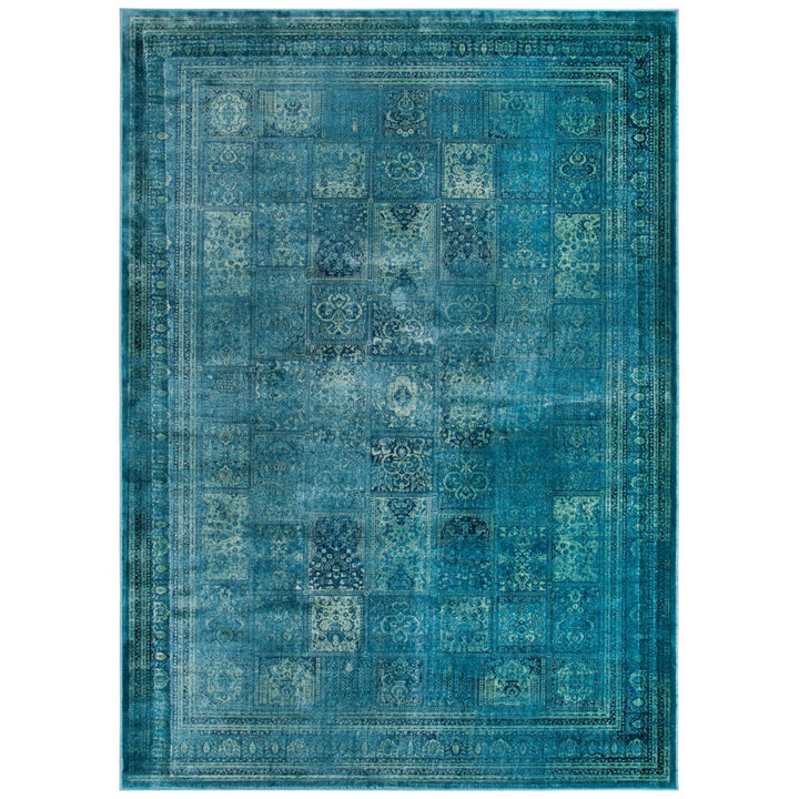 SAFAVIEH Vintage VTG127-2220 Turquoise / Multi Rug Image 1