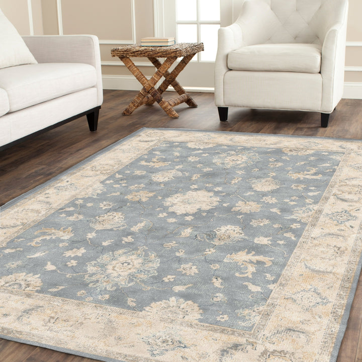 SAFAVIEH Vintage VTG143-110 Light Grey Rug Image 1