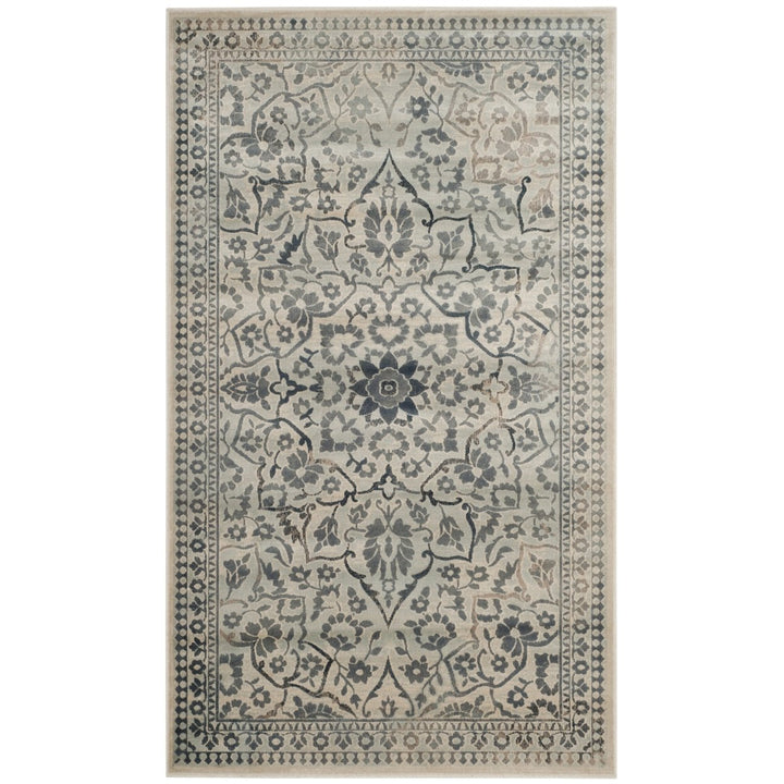 SAFAVIEH Vintage VTG175-7446 Cream / Light Blue Rug Image 1