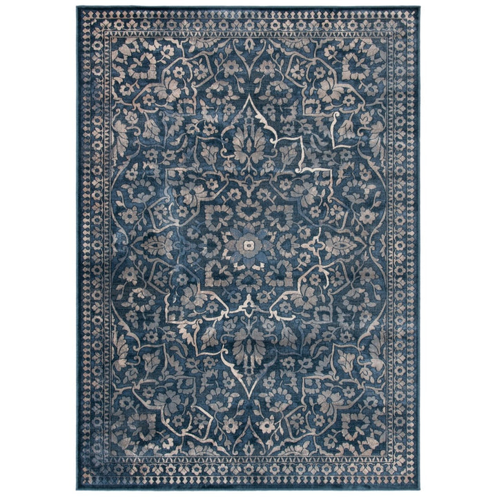 SAFAVIEH Vintage VTG175-7330 Blue / Light Grey Rug Image 8