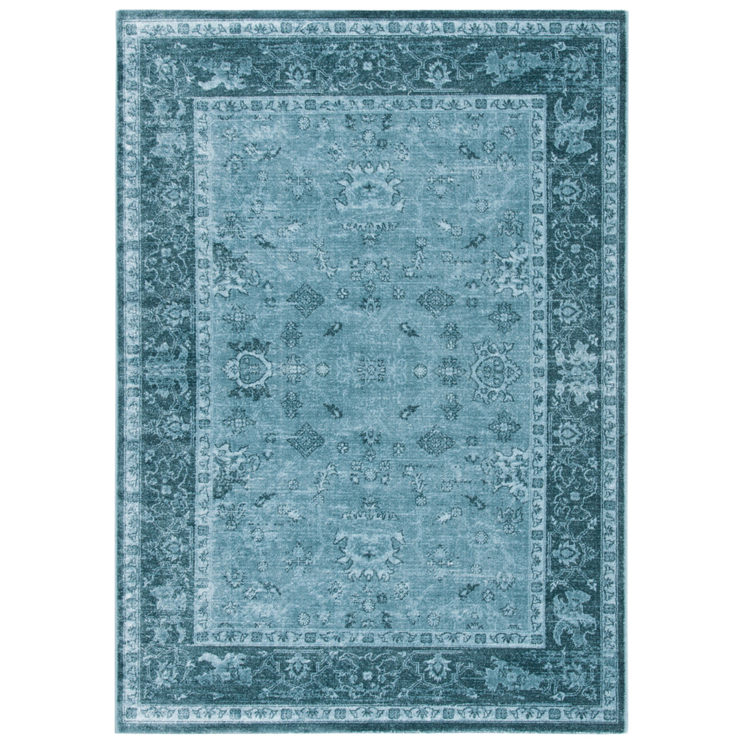 SAFAVIEH Vintage VTG245B Lt Blue / Dark Blue Rug Image 1