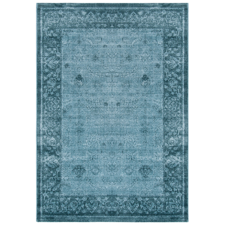 SAFAVIEH Vintage VTG260B Lt Blue / Dark Blue Rug Image 5