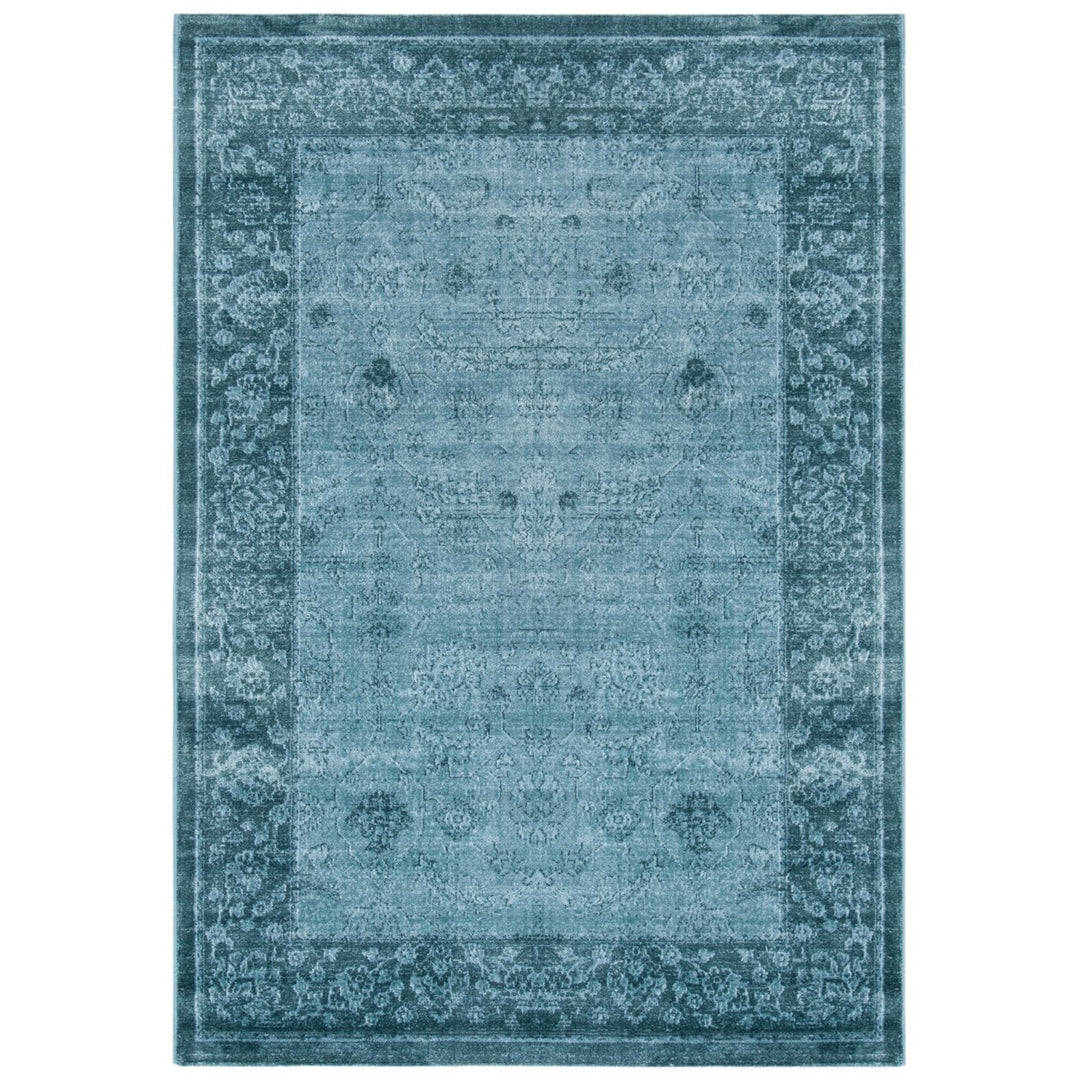 SAFAVIEH Vintage VTG260B Lt Blue / Dark Blue Rug Image 1