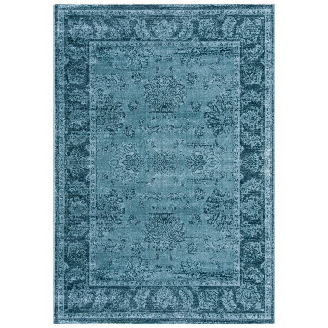 SAFAVIEH Vintage VTG265B Lt Blue / Dark Blue Rug Image 1