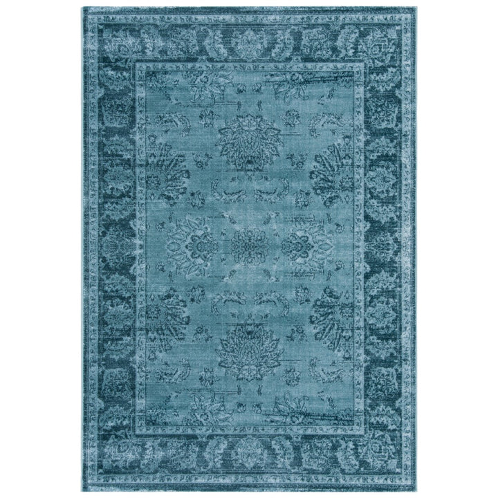 SAFAVIEH Vintage VTG265B Lt Blue / Dark Blue Rug Image 1