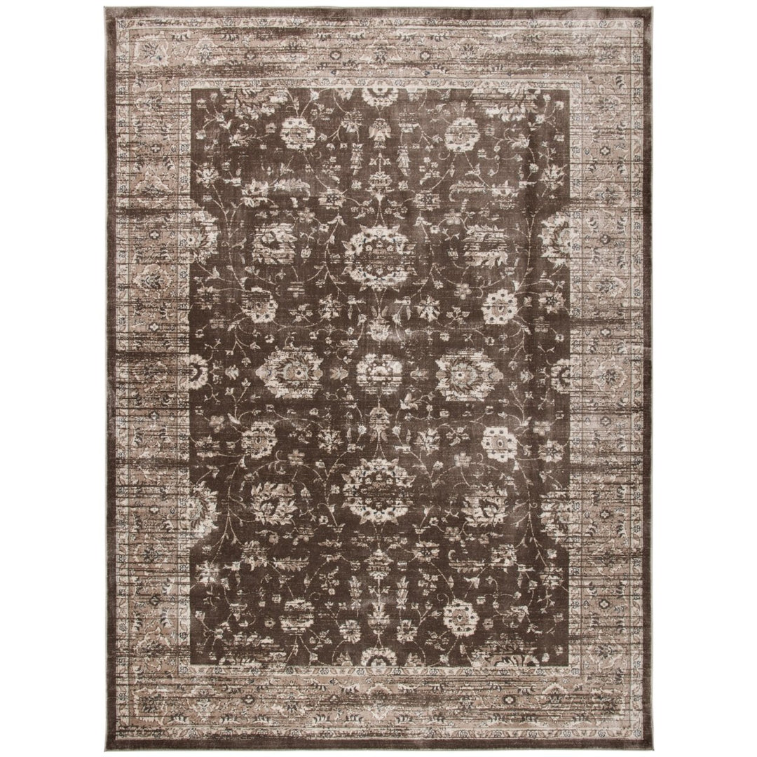 SAFAVIEH Vintage VTG431B Brown / Ivory Rug Image 1