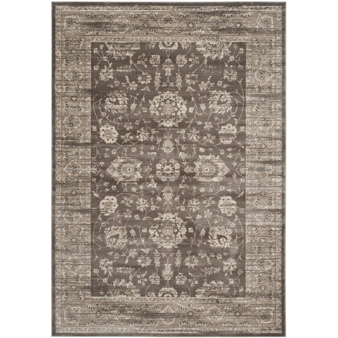 SAFAVIEH Vintage VTG431B Brown / Ivory Rug Image 8