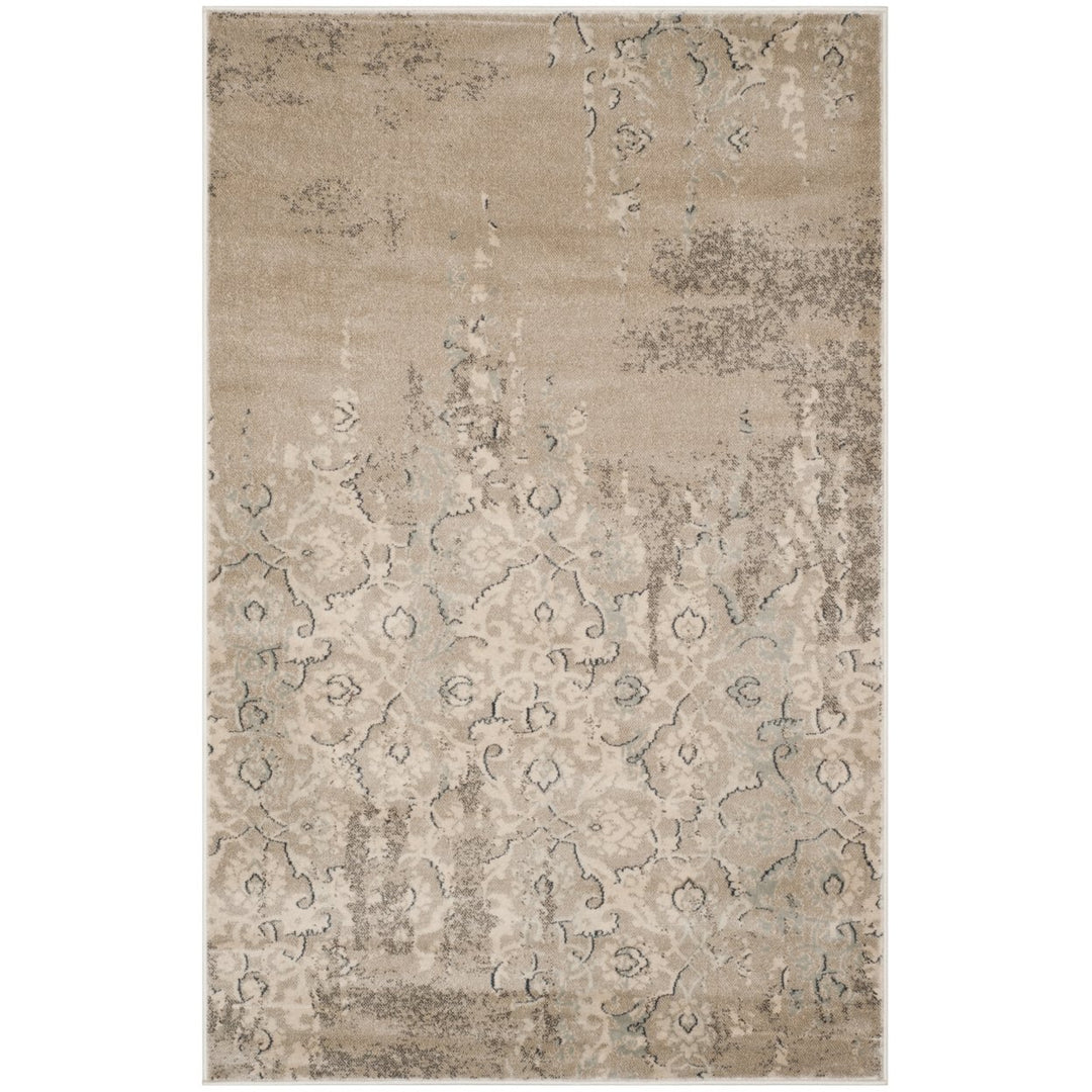 SAFAVIEH Vintage Collection VTG436A Grey/Ivory Rug Image 1