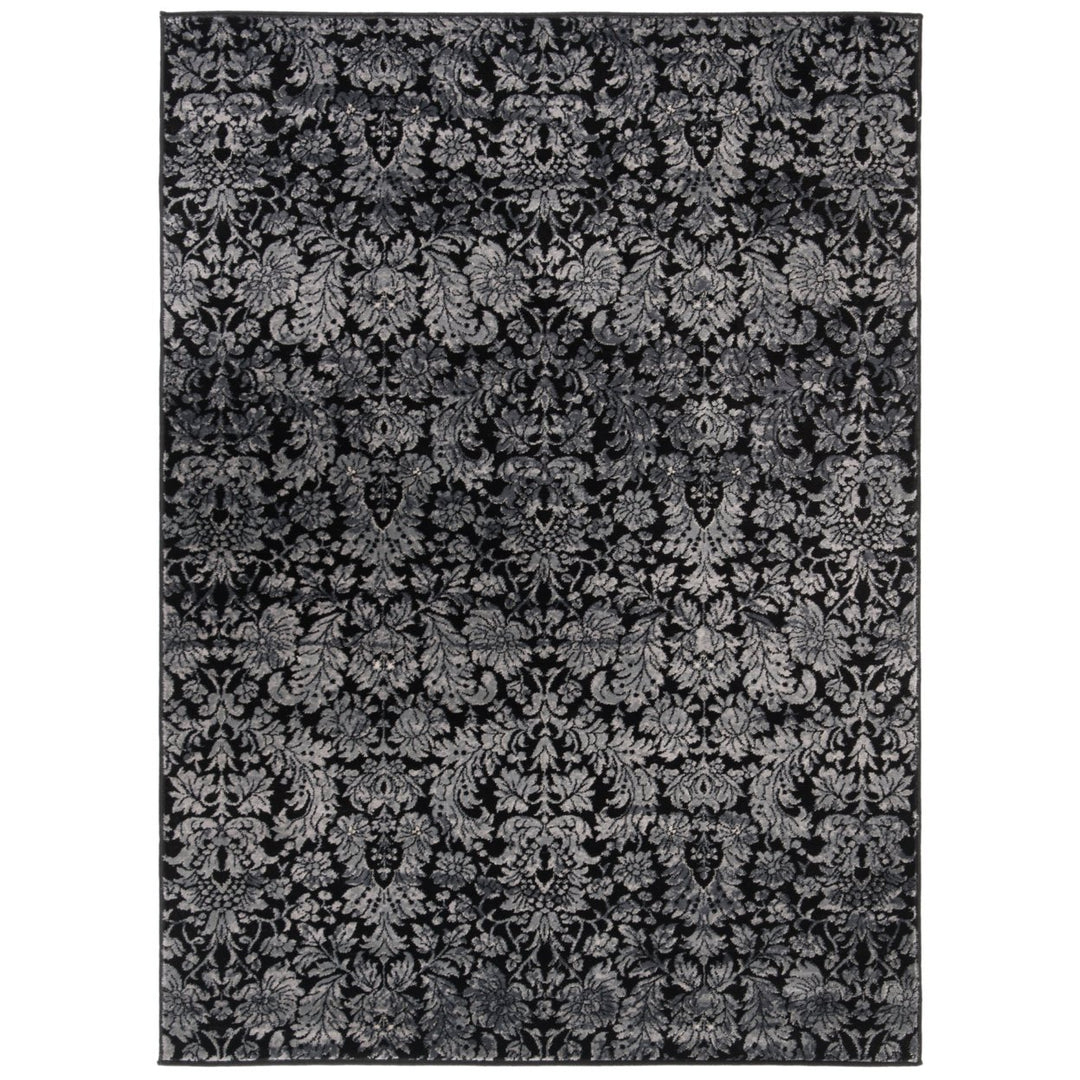 SAFAVIEH Vintage VTG437P Black / Light Grey Rug Image 4