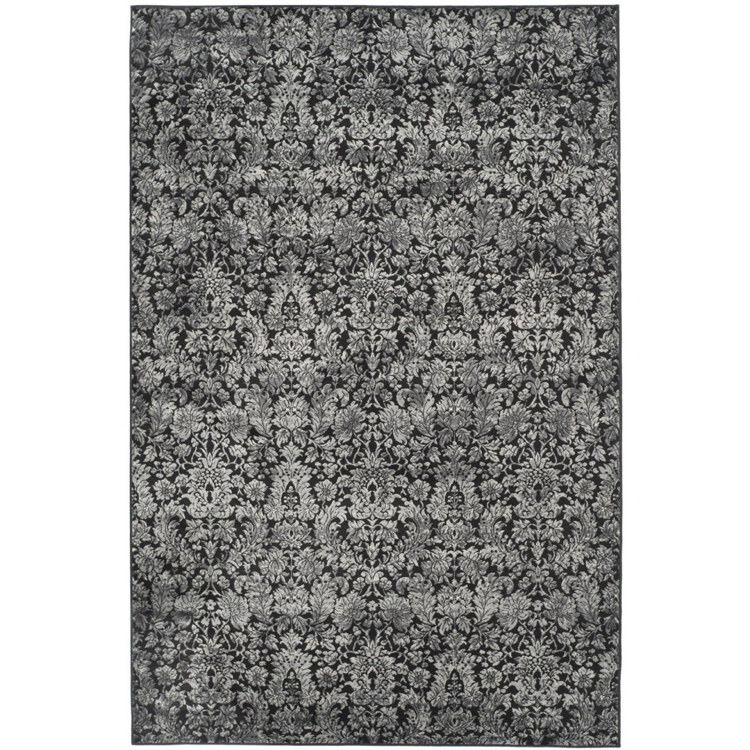 SAFAVIEH Vintage VTG437P Black / Light Grey Rug Image 1