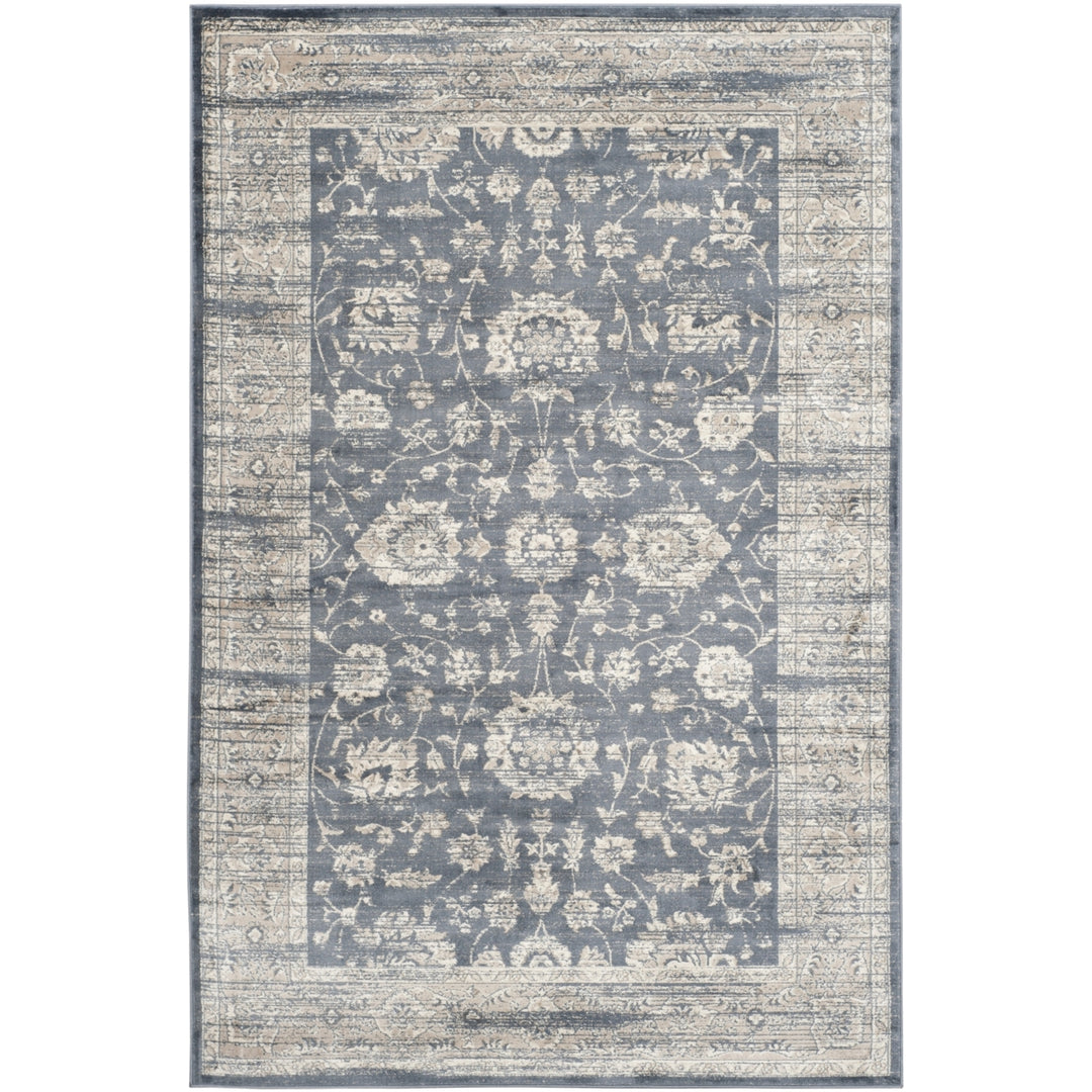 SAFAVIEH Vintage VTG439G Dark Grey / Cream Rug Image 5