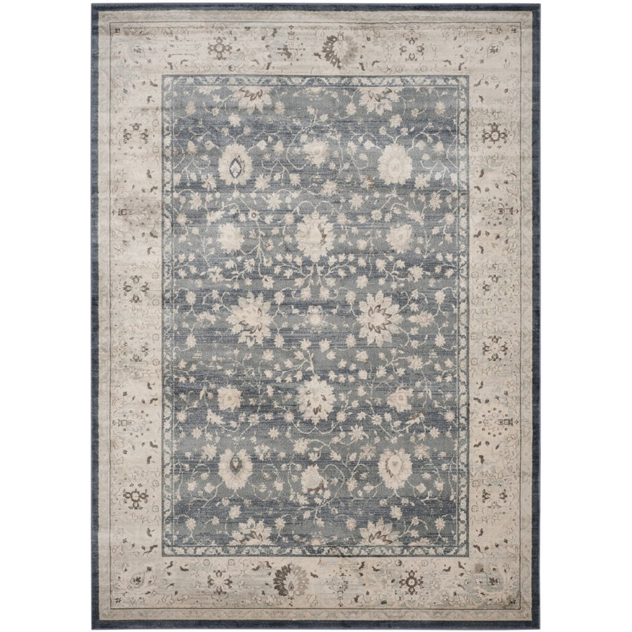 SAFAVIEH Vintage VTG440G Dark Blue / Cream Rug Image 1