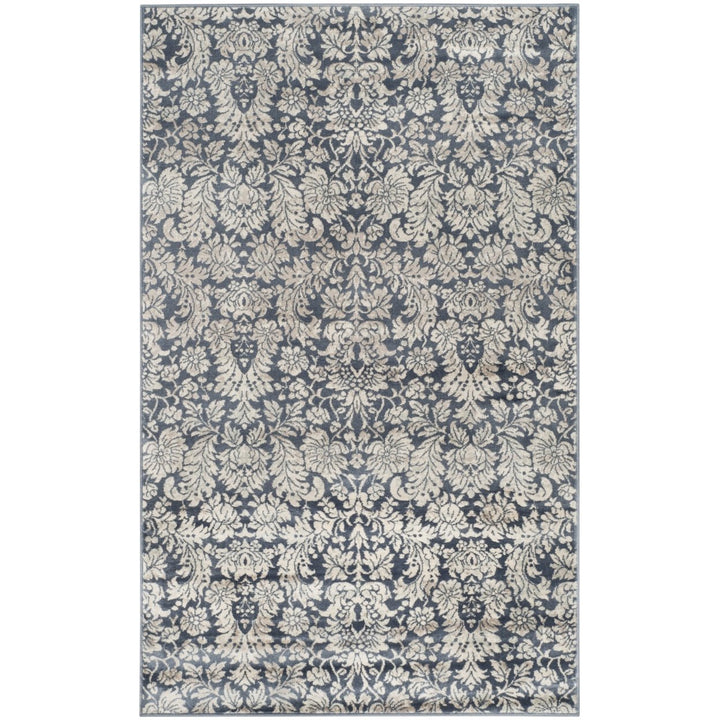 SAFAVIEH Vintage Collection VTG437N Navy/Creme Rug Image 6