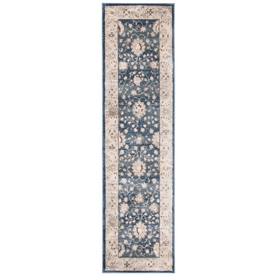 SAFAVIEH Vintage VTG440G Dark Blue / Cream Rug Image 3