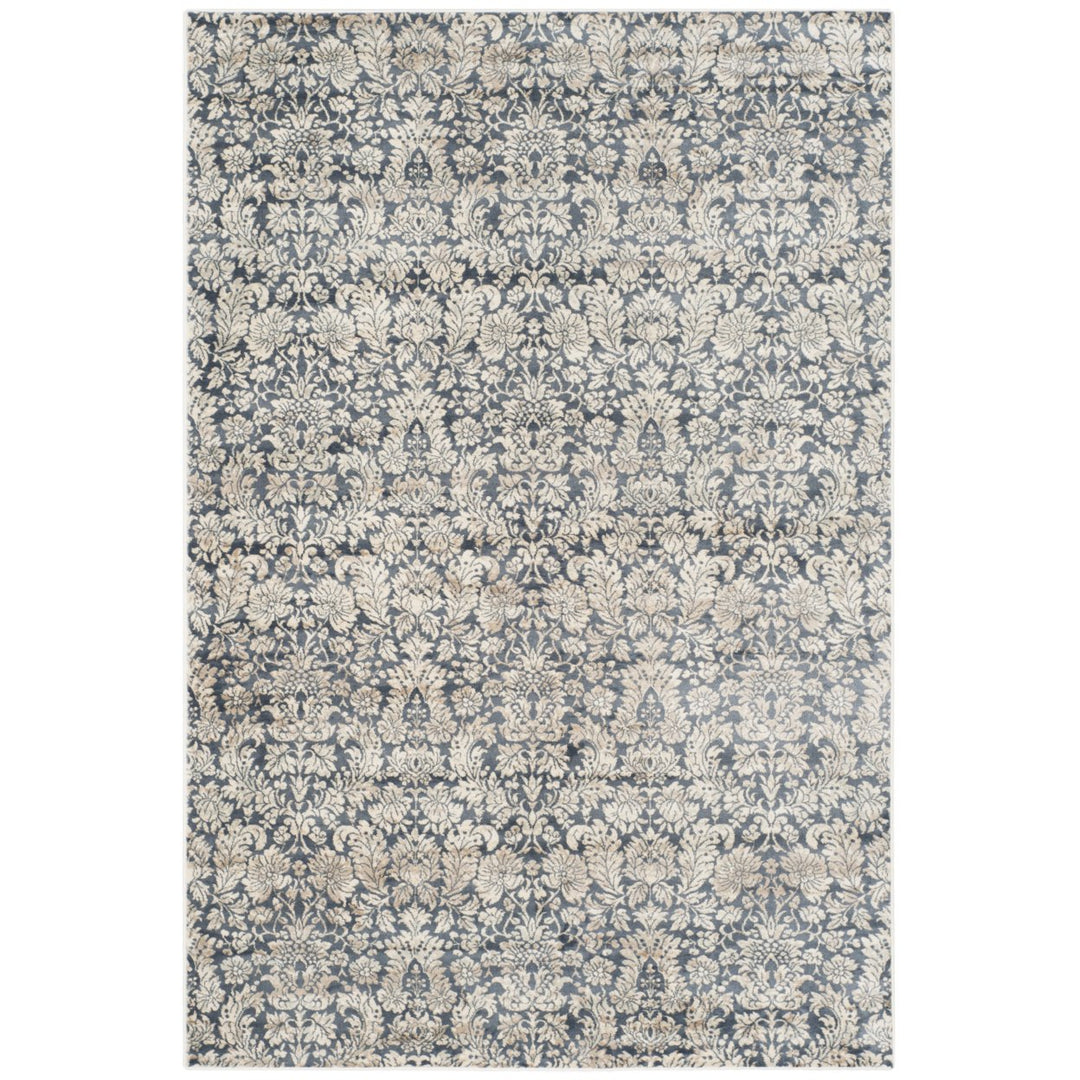 SAFAVIEH Vintage Collection VTG437N Navy/Creme Rug Image 1