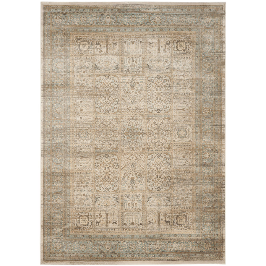 SAFAVIEH Vintage VTG570A Ivory / Light Blue Rug Image 1