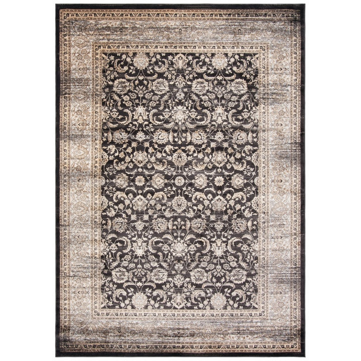 SAFAVIEH Vintage VTG571F Black / Ivory Rug Image 1